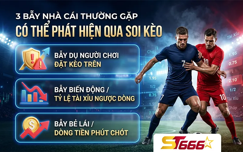 bẫy kèo thường gặp của nhà cái