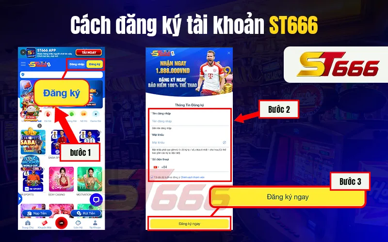cách đăng ký st666