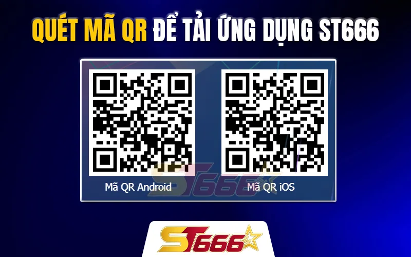 Mã QR tải ứng dụng ST666